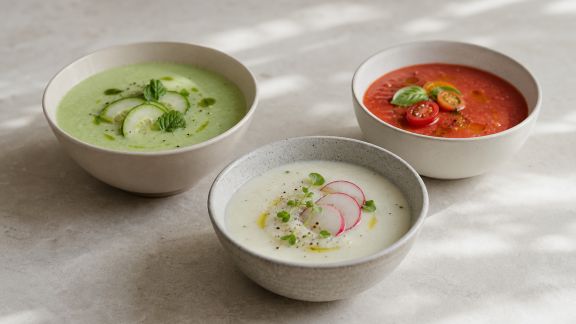 Trois soupes froides originales à tester cette saison