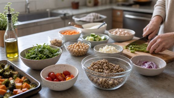 Batch cooking express : enchaîner plusieurs recettes faciles sans stress