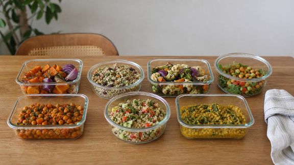 Végétarien en batch cooking : organiser ses menus sur la semaine