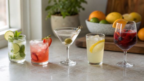 Cocktails minute : cinq recettes rapides à faire avec trois ingrédients