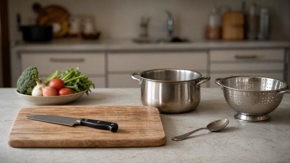 S’organiser pour cuisiner avec peu d’ustensiles : nos conseils